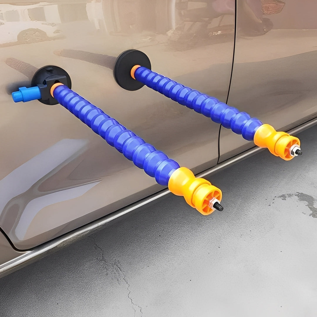 Car Dent Repair Tool with Manual Suction Pump and Surface Adjustment