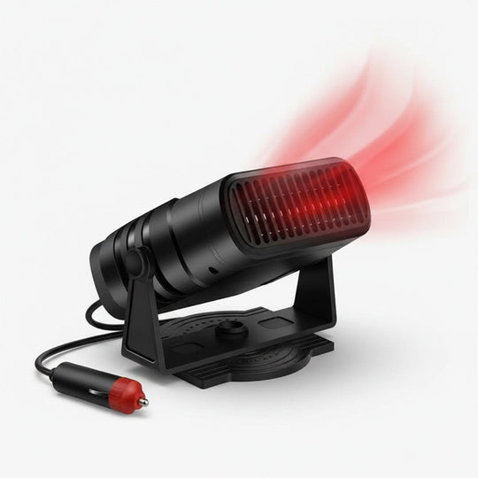 Car Heater with Portable Fan and 360° Rotation