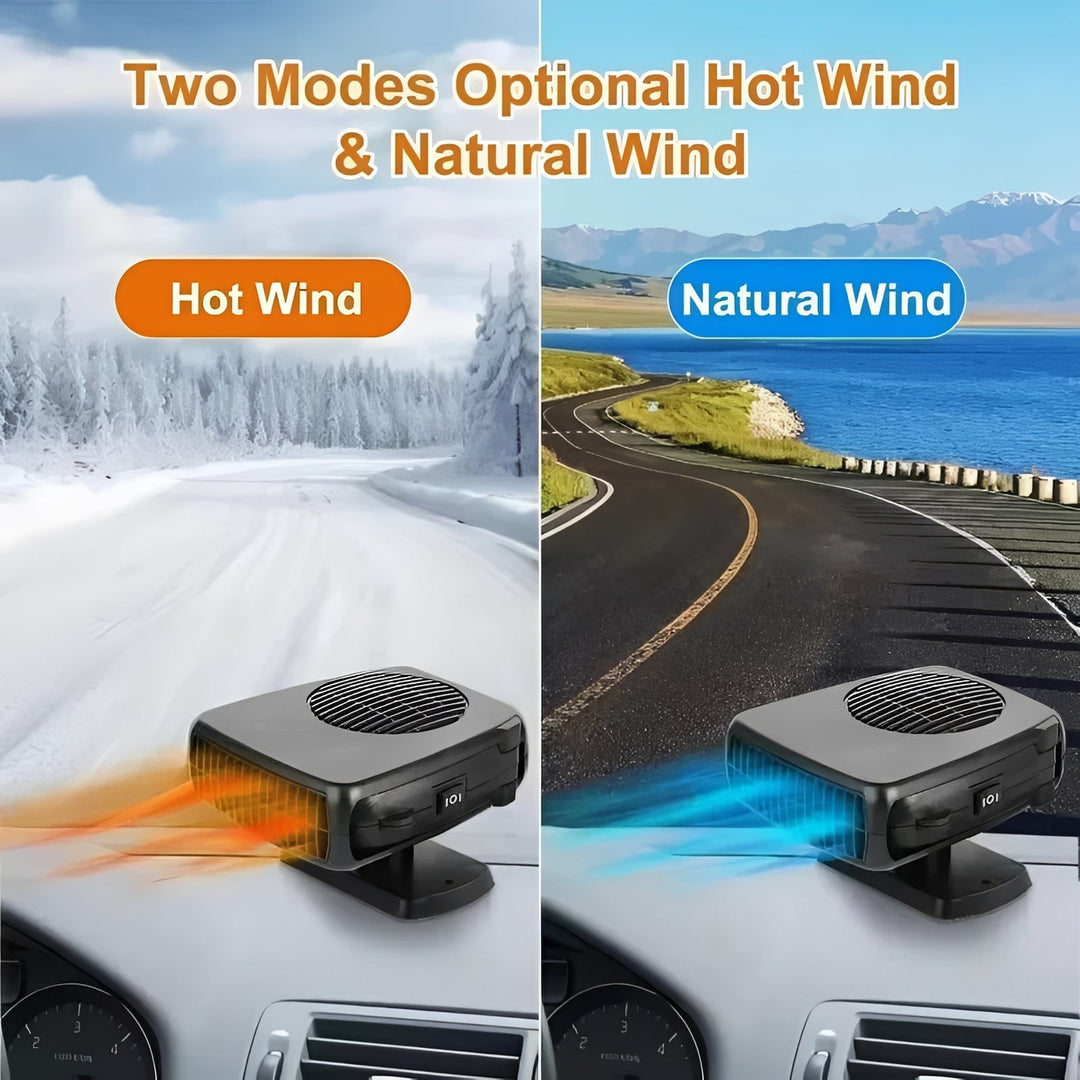 Car Heater with Portable Heating and Cooling Fan