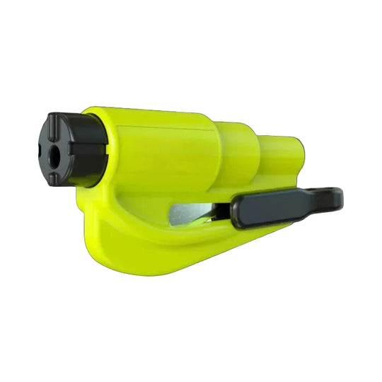 Car Safety Tool with Window Breaker and Seatbelt Cutter