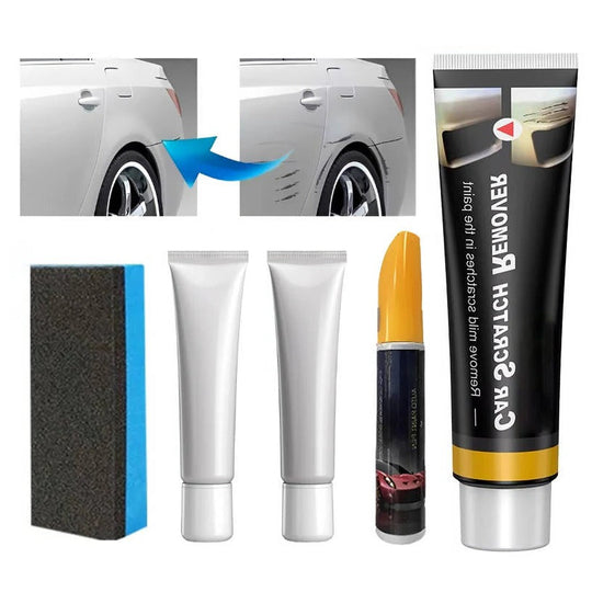 Car Scratch Repair Kit with Deep Scratch Remover and Clear Coat
