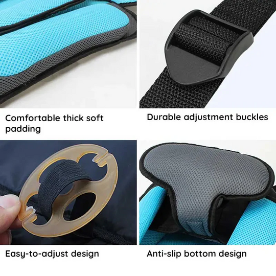 Car Seat Cushion with Child Safety Support and Comfort