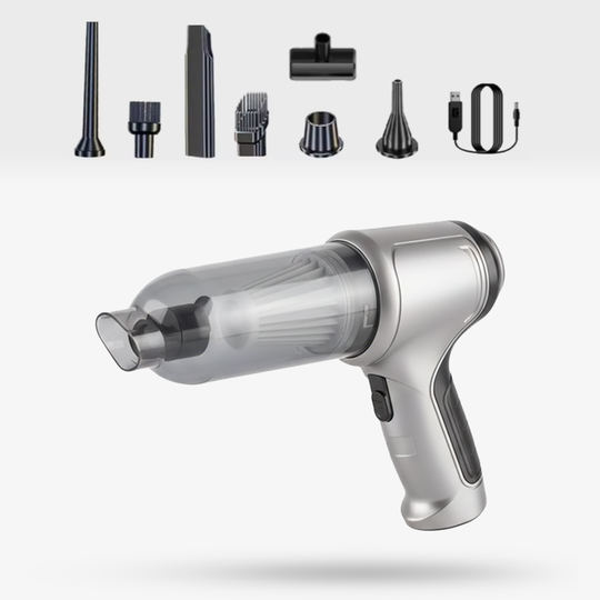 Car Vacuum Cleaner with Cordless Convenience and Versatile Functionality