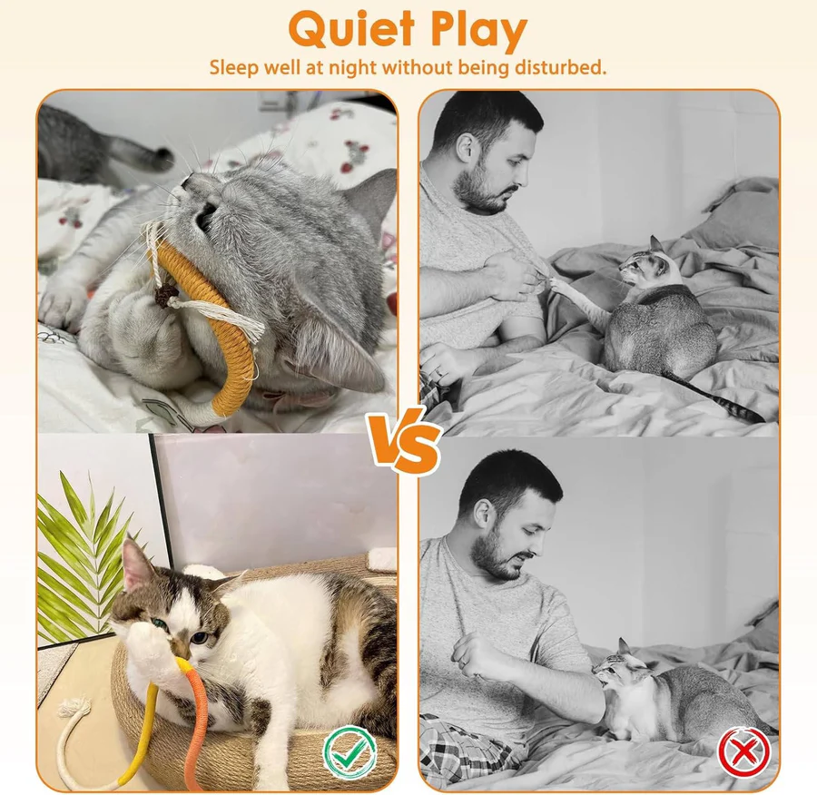 Cat Toys with Chewable Design and Engaging Textures
