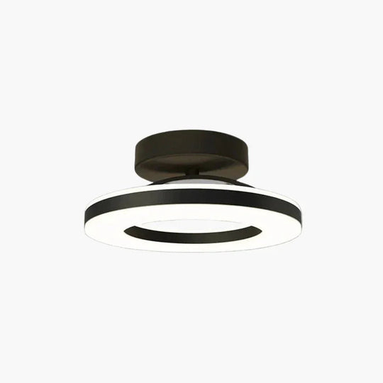Ceiling Light Fixture with Adjustable Color Temperature and Flush Mount Design