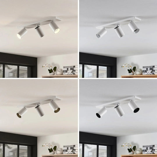 Ceiling Light Fixture with Adjustable Spotlights and Modern Style