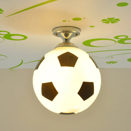 Ceiling Light with LED Illumination and Glass Design