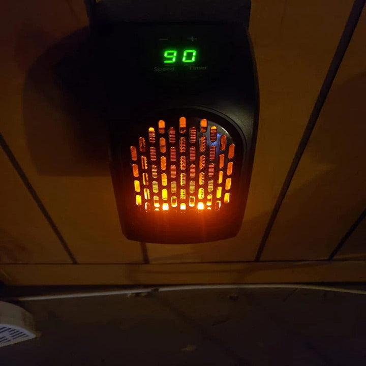 Ceramic Heater with Adjustable Power and Portability