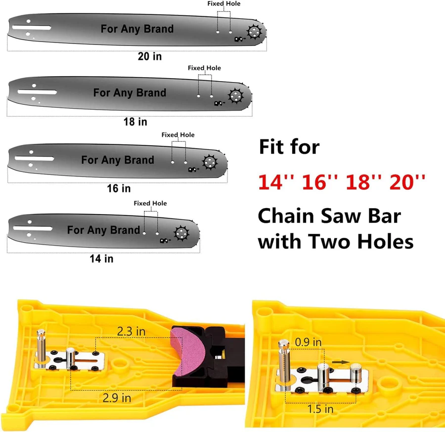 Chainsaw Sharpener with Precision Grinding and Easy Use
