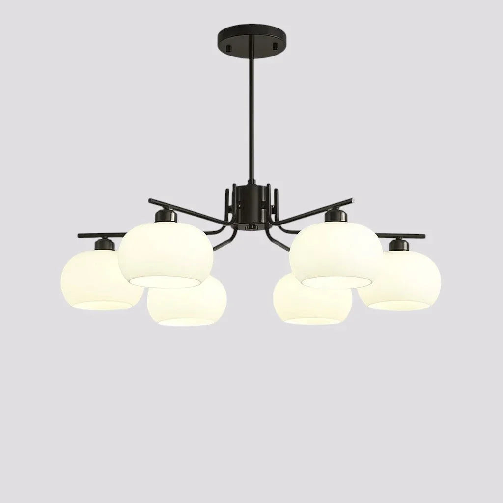 Chandelier with Bauhaus Style and LED Lighting