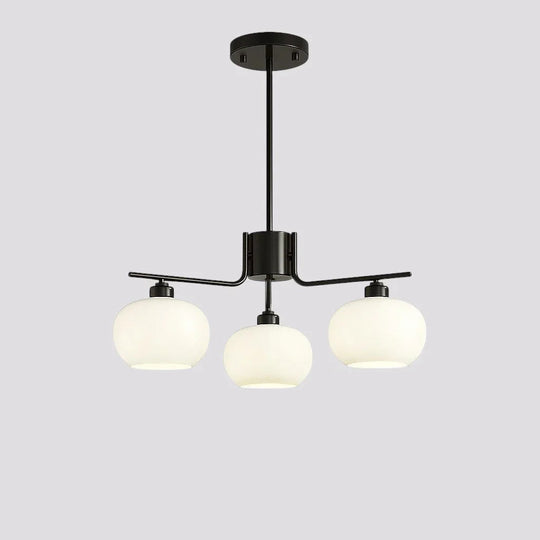 Chandelier with Bauhaus Style and LED Lighting