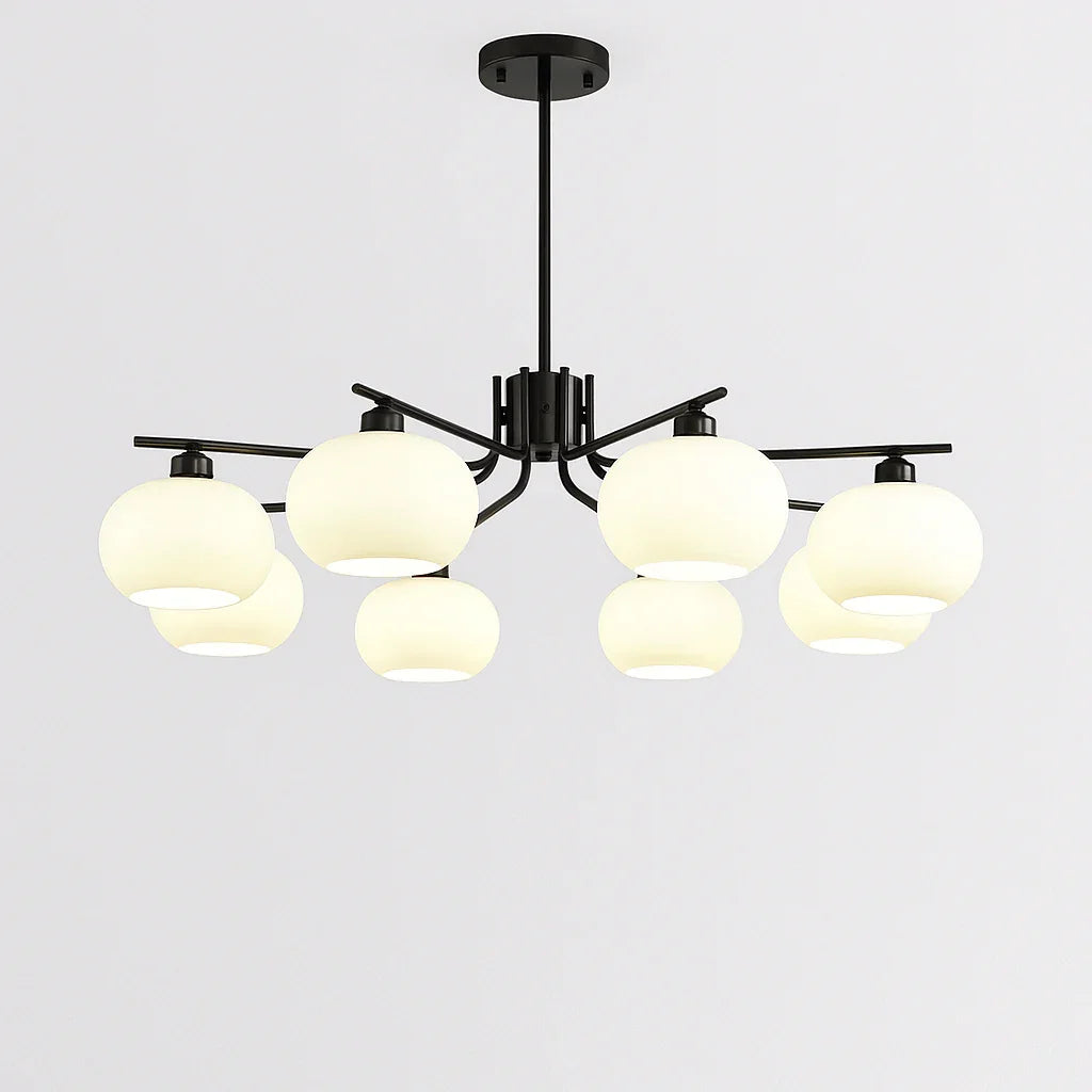 Chandelier with Bauhaus Style and LED Lighting