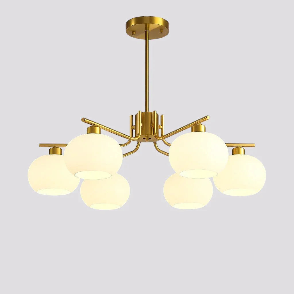 Chandelier with Bauhaus Style and LED Lighting