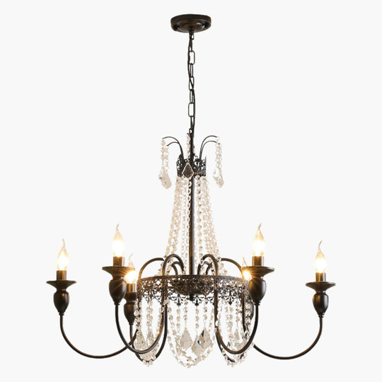 Chandelier with Crystal Accents and Elegant Design