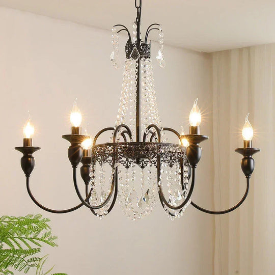 Chandelier with Crystal Accents and Elegant Design