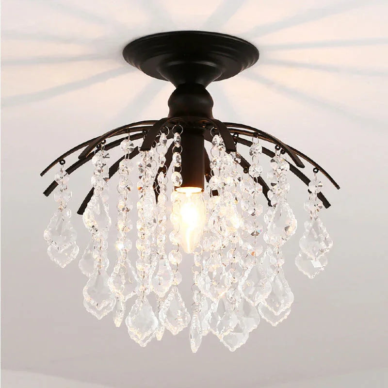 Chandelier with Crystal Accents and Elegant Design