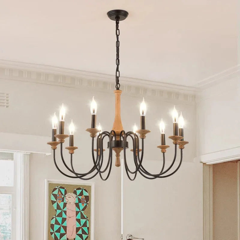 Chandelier with Vintage Design and Bedroom Illumination