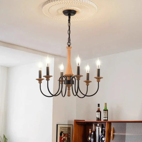 Chandelier with Vintage Design and Bedroom Illumination