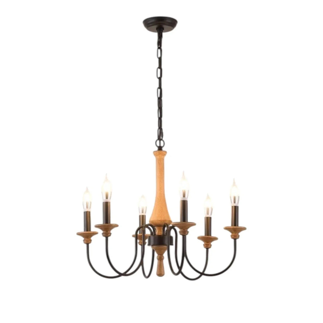 Chandelier with Vintage Design and Bedroom Illumination