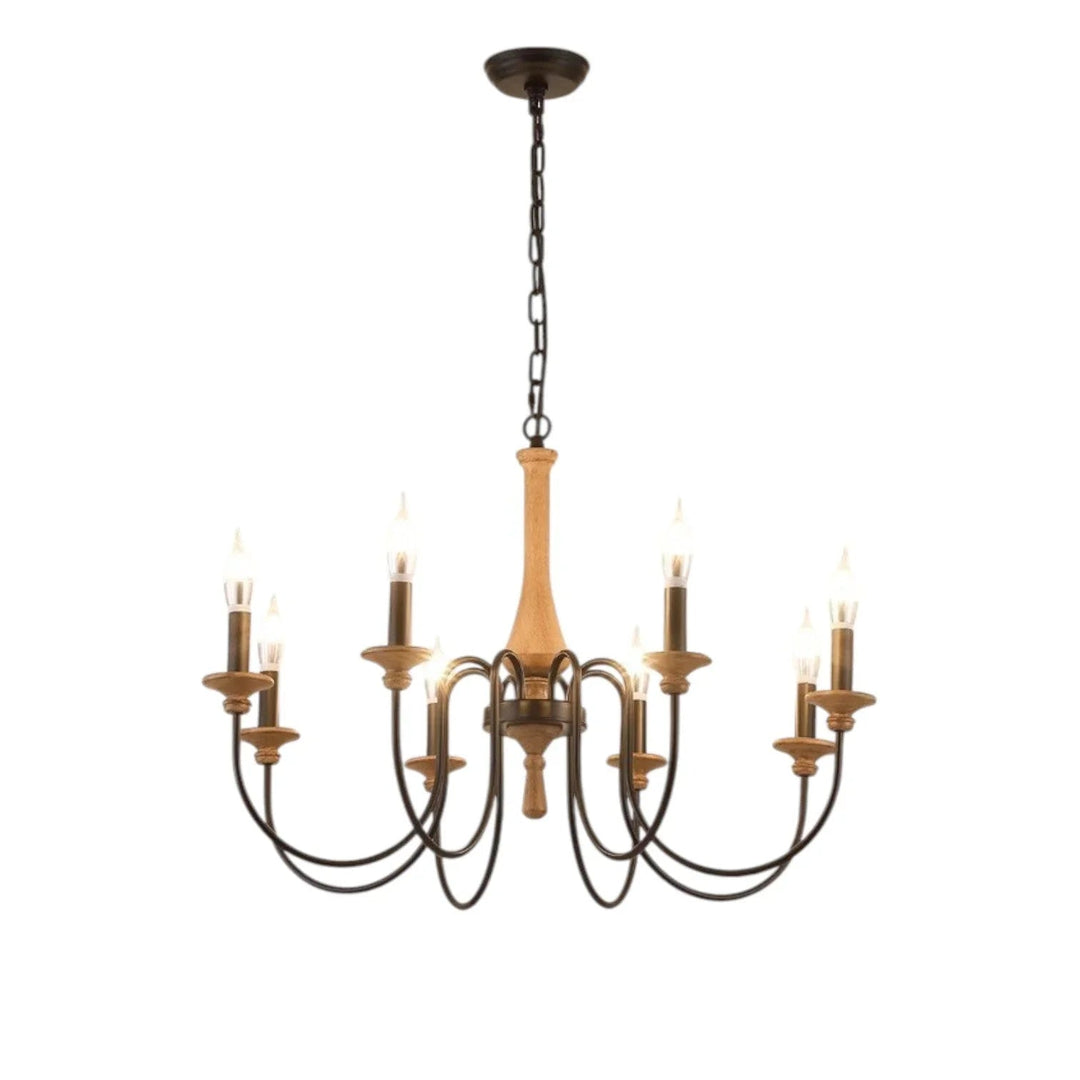 Chandelier with Vintage Design and Bedroom Illumination