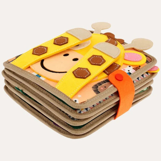 Children's Activity Book with Textures and Fasteners