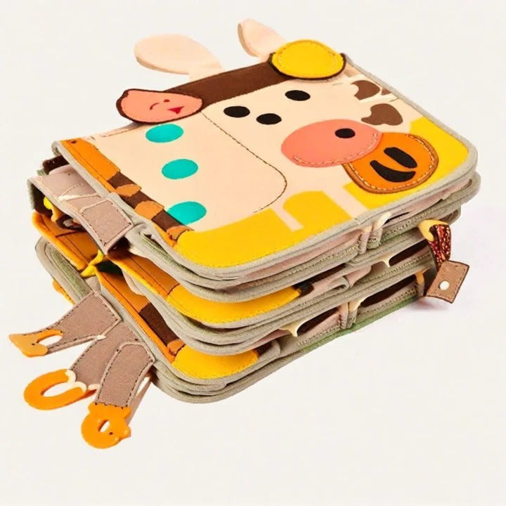 Children's Activity Book with Textures and Fasteners