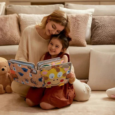 Children's Activity Book with Textures and Fasteners
