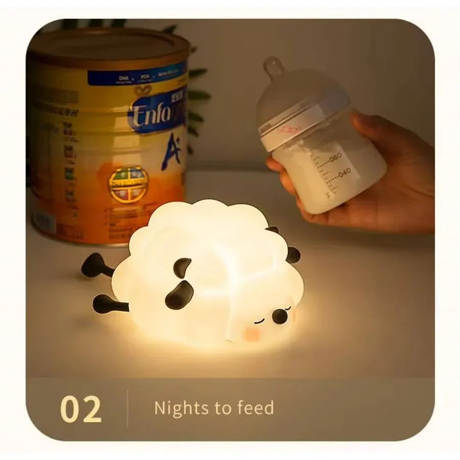 Children's Night Light with Silicone Design and USB Rechargeable