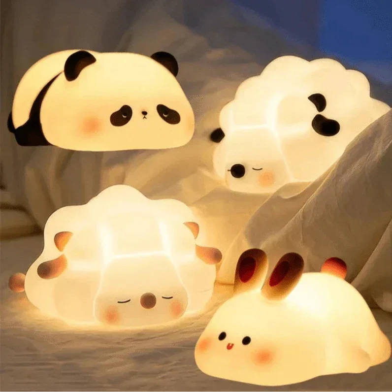 Children's Night Light with Silicone Design and USB Rechargeable