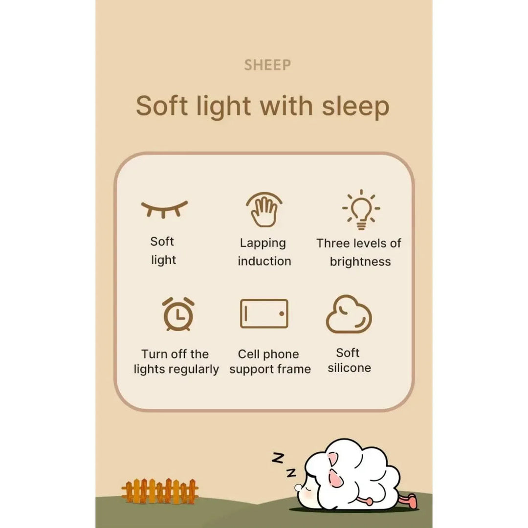 Children's Night Light with Silicone Design and USB Rechargeable