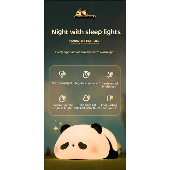 Children's Night Light with Silicone Design and USB Rechargeable