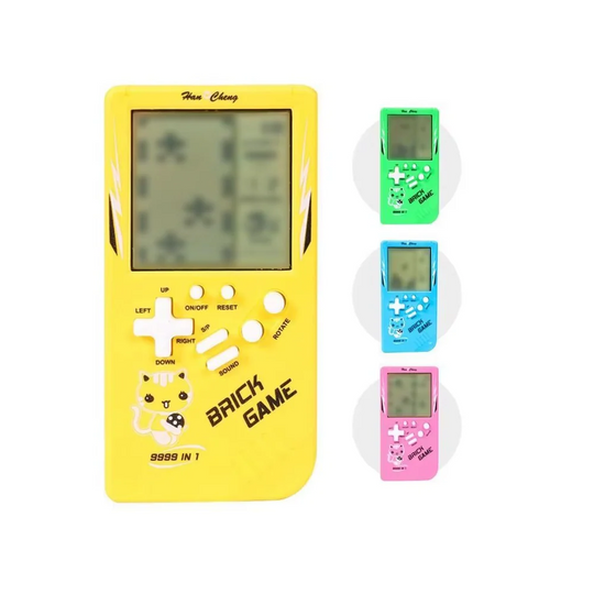 Classic Game Console with Portable Design and Kid-Friendly Games