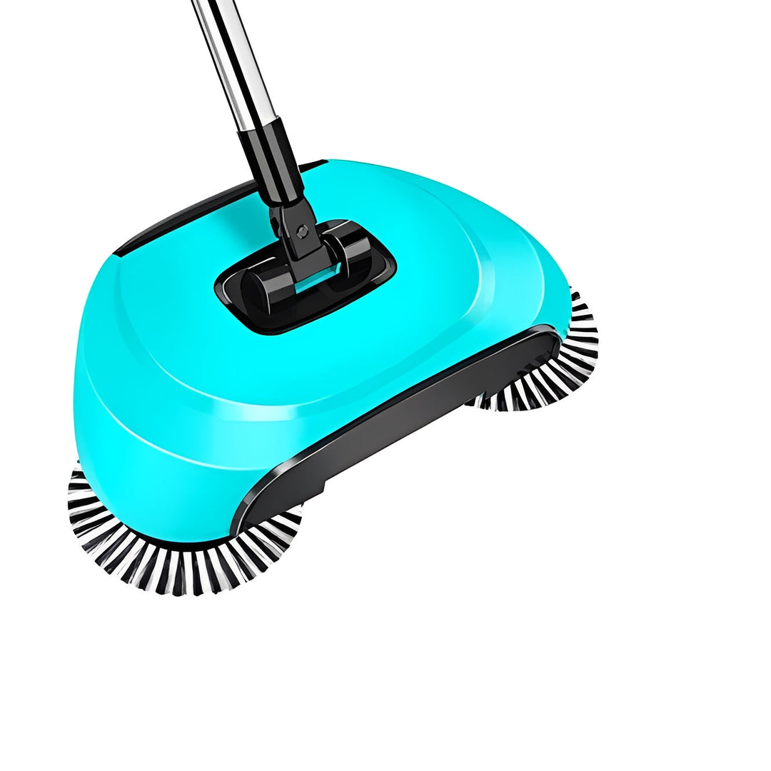 Cleaning Tool with Stainless Steel Broom and Scraper
