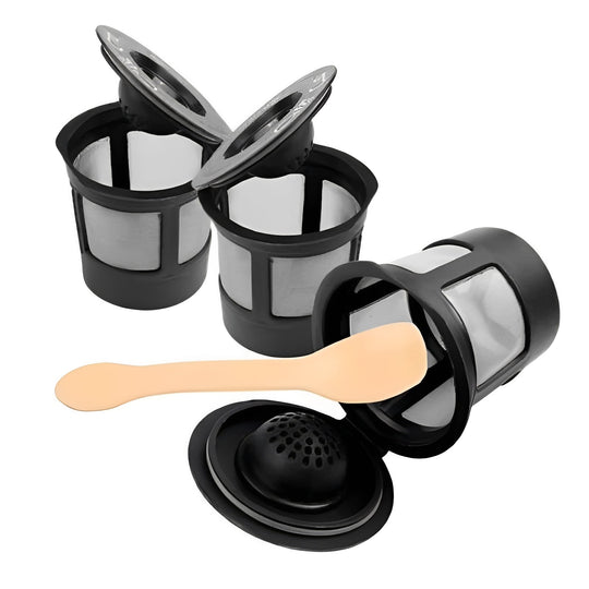 Coffee Filters with Reusable Design and Stainless Steel Screen