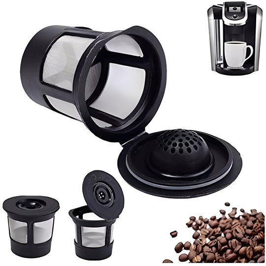 Coffee Filters with Reusable Design and Stainless Steel Screen
