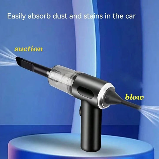 Cordless Car Vacuum with USB Charging and Handheld Design