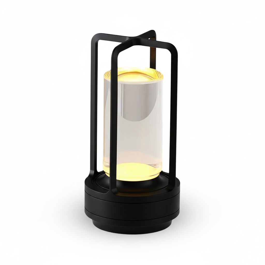 Cordless Lamp with Touch Control and Metal Design