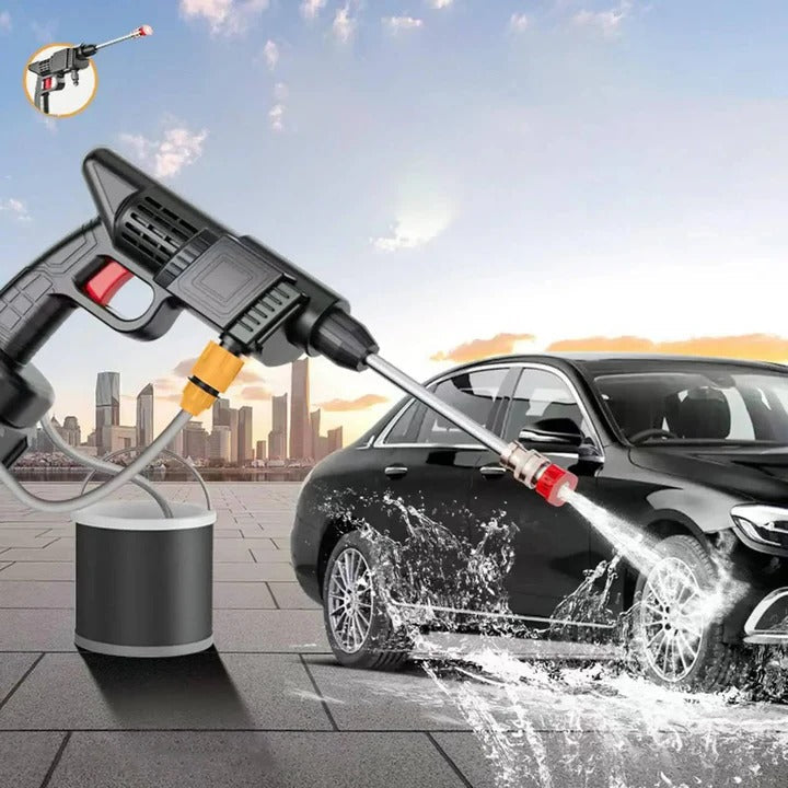 Cordless Water Spray Gun with Battery and Dual Modes