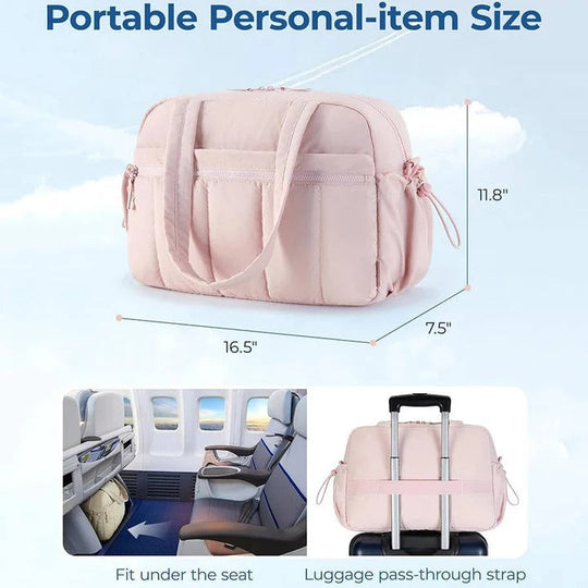 Cosmetic Bag with Travel Pouch and Toiletry Organizer