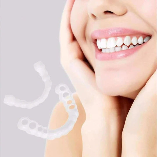 Cosmetic Veneers with Adjustable Fit and Complete Set