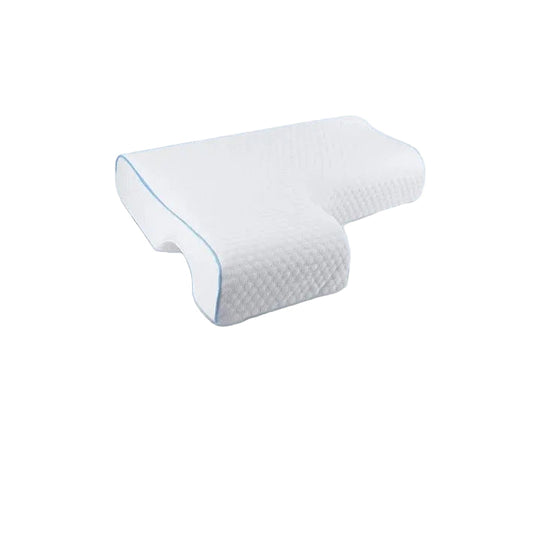 Couple Pillow with Memory Foam and L-Shaped Design