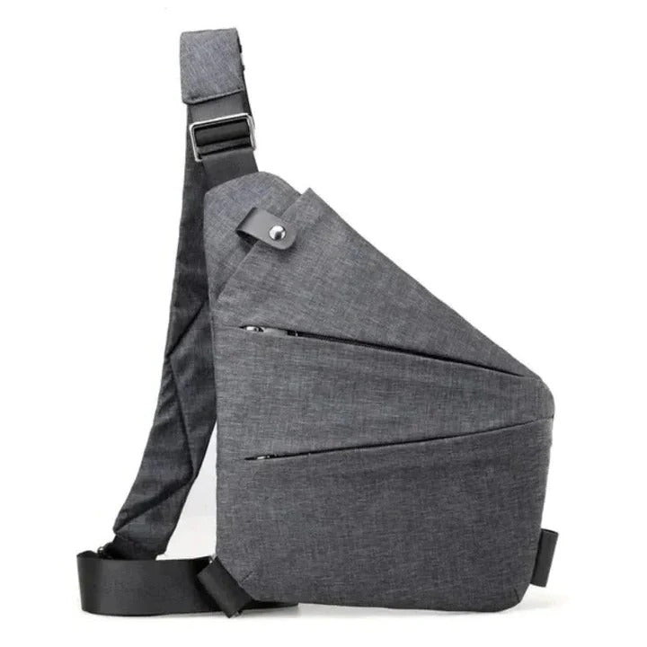 Crossbody Bag with Hidden Zipper and Secure Closure