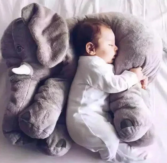 Cuddle Pillow with Soft Fabric and Elephant Design