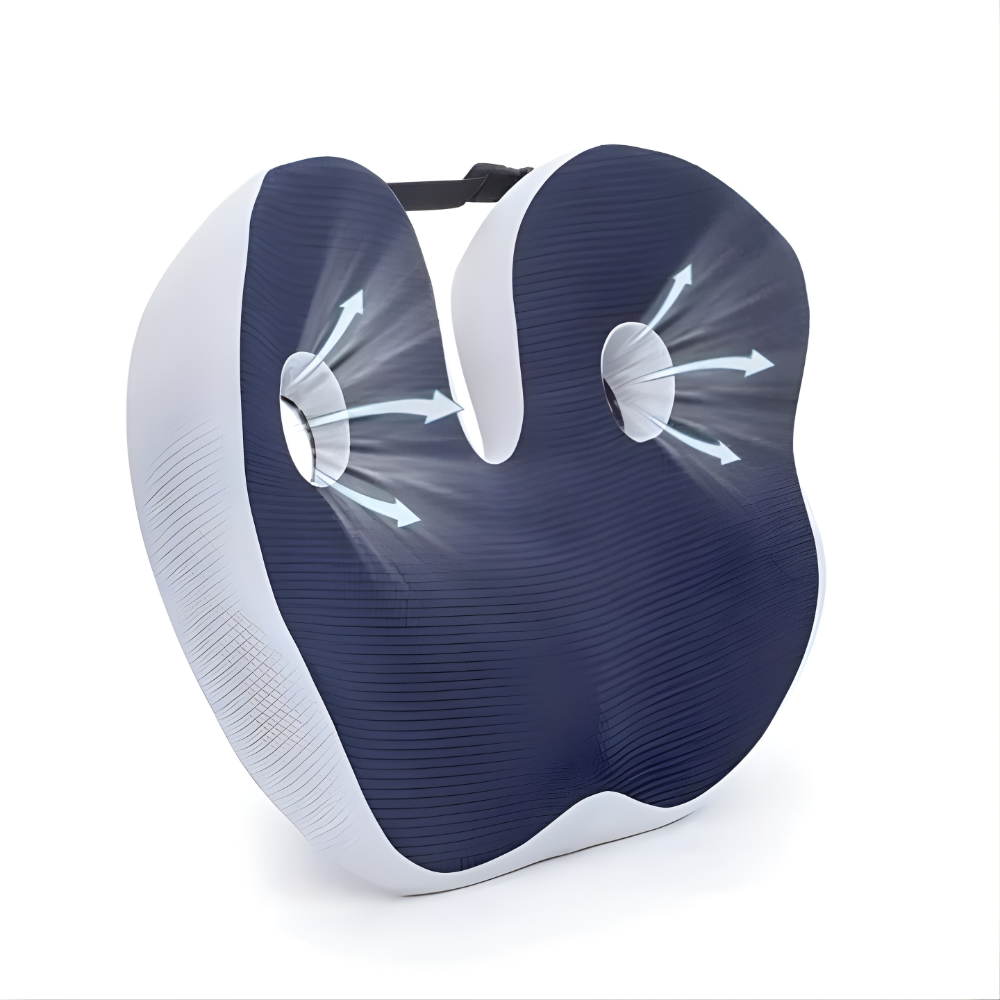 Cushion with Adjustable Memory Foam and Sit Bone Support