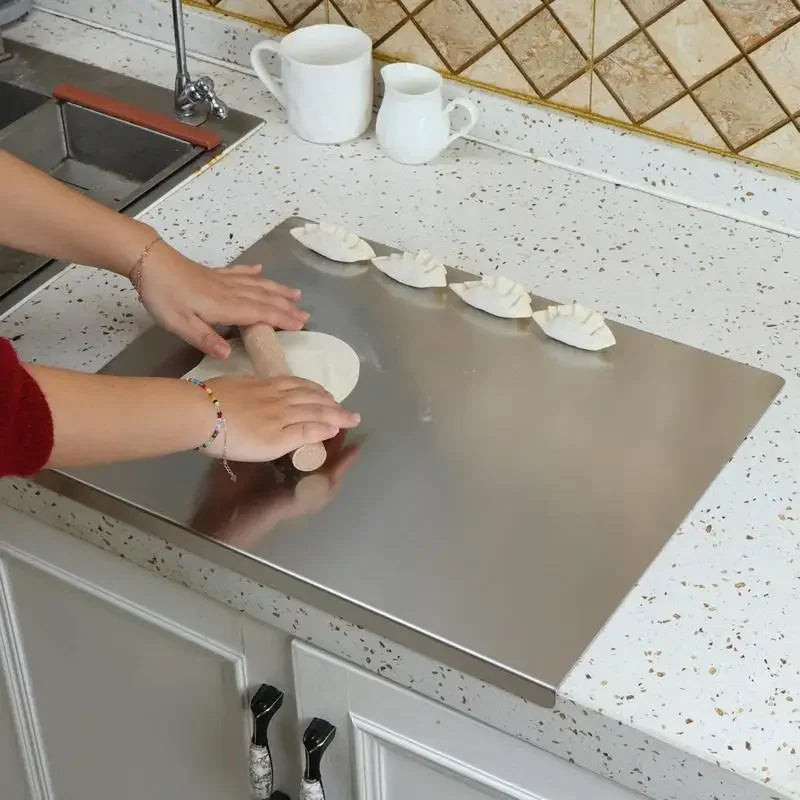 Cutting Board with Stainless Steel Surface and Durable Design