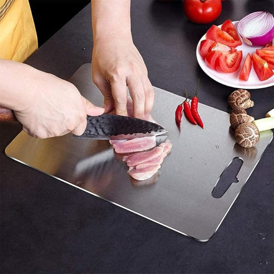 Cutting Board with Titanium Surface and Durable Design
