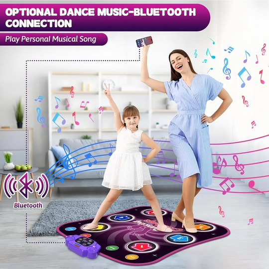 Dance Mat with Interactive Levels and Fun Challenges