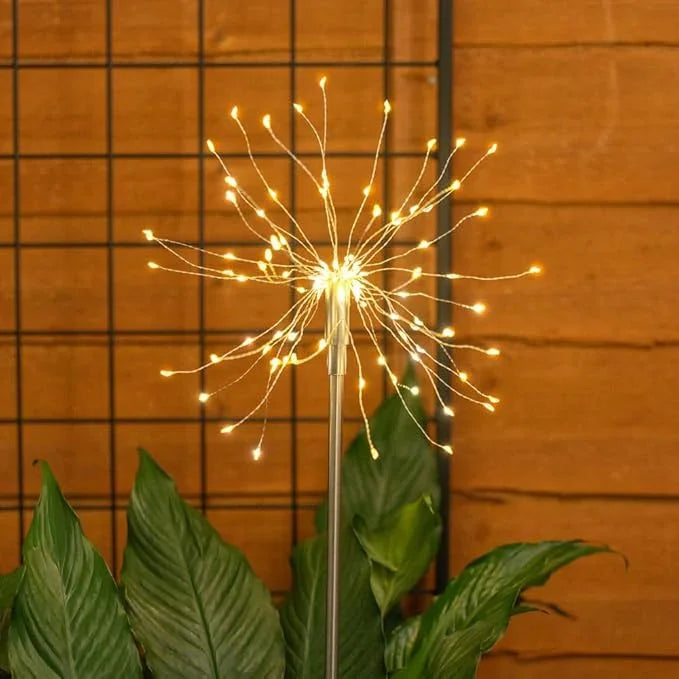 Decorative Light with Gold Finish and LED Glow