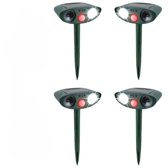 Deer Repellent with Ultrasonic Technology and Solar Power