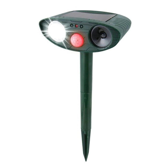 Deer Repellent with Ultrasonic Technology and Solar Power